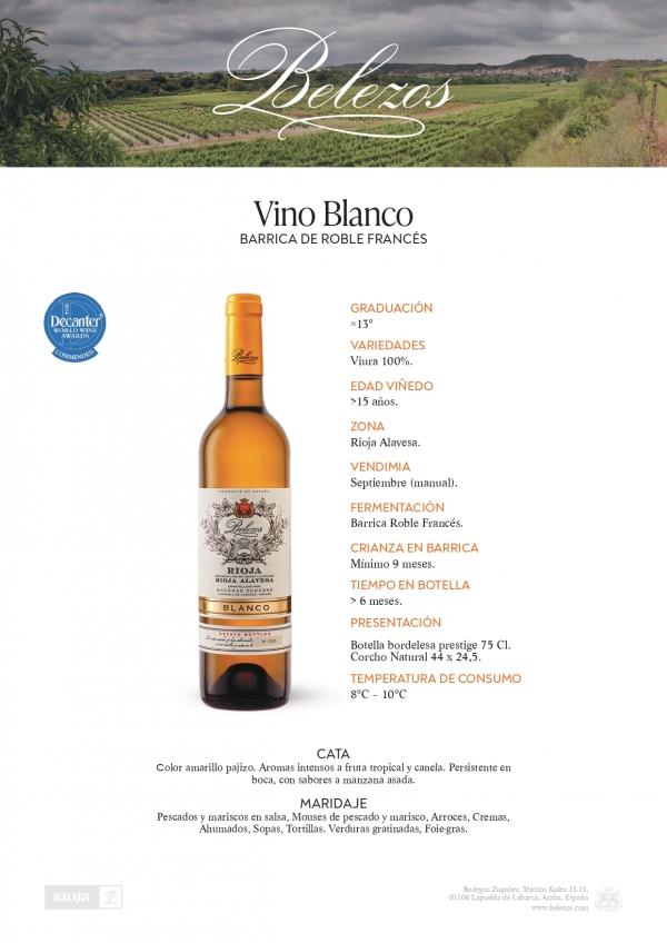 Belezos Blanco Fermentado Barrica 